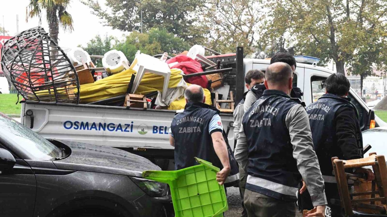 Osmangazi Belediyesi işgallere göz açtırmıyor