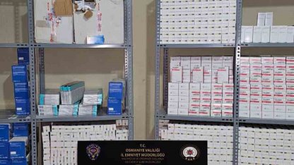 Osmaniye’de 2,5 milyon TL değerinde kaçak ilaç operasyonu