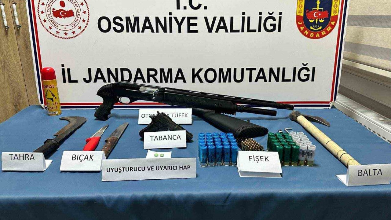 Osmaniye’de bir haftada 118 şüpheli yakalandı