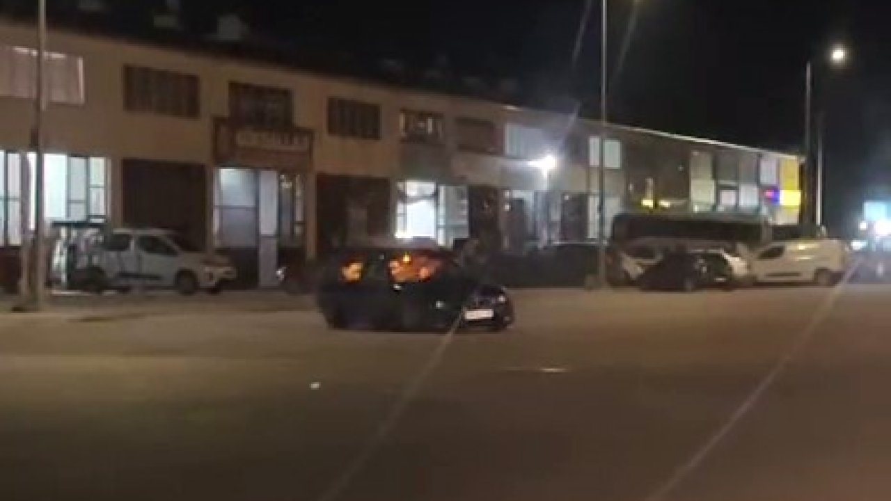 Polis aracının önünde drift attı, faturası ağır oldu
