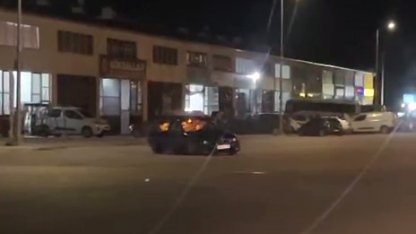 Polis aracının önünde drift attı, faturası ağır oldu