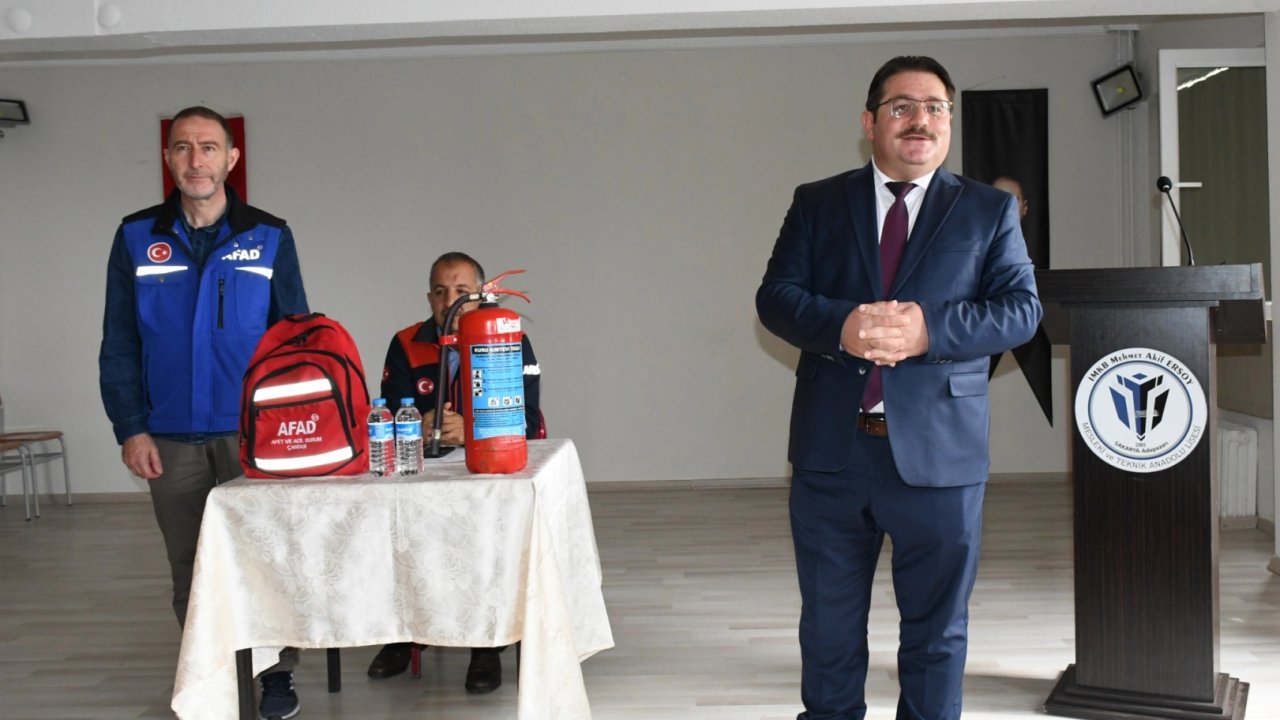 Sakarya&#039;da özel eğitim okullarında afet bilinci