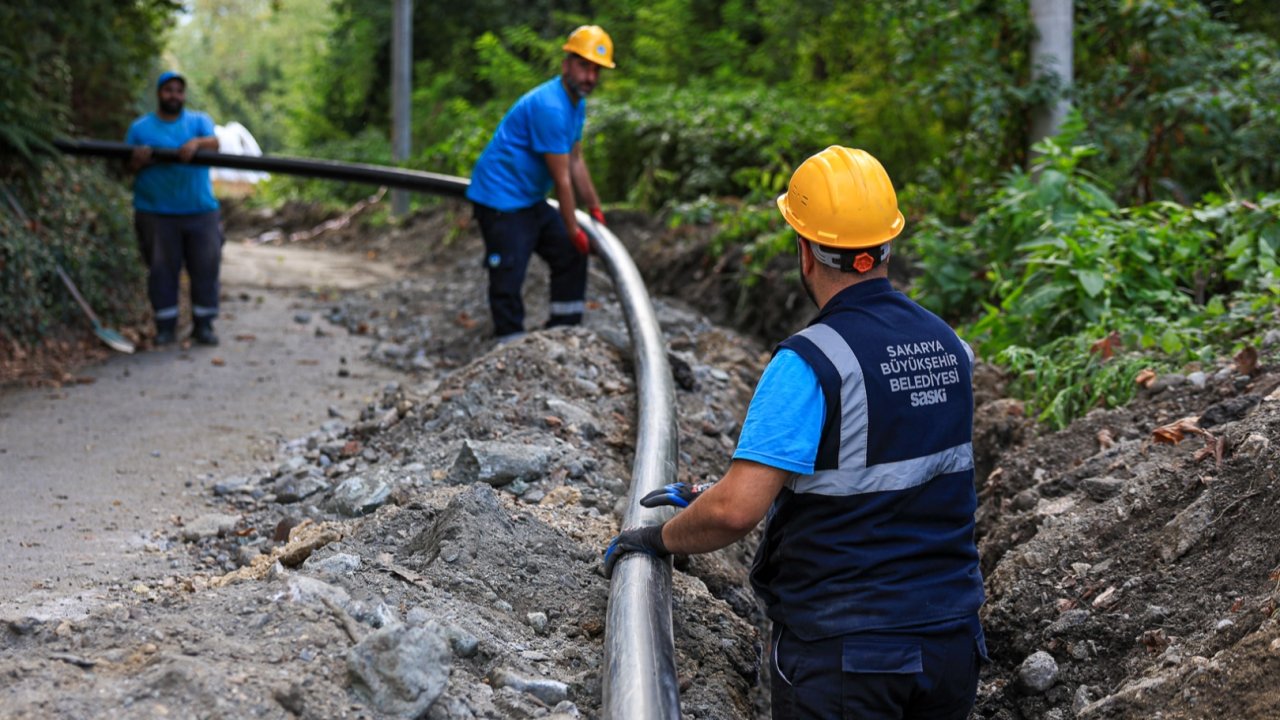 Sakarya&#039;da Sapanca’nın dev altyapı güçlendirme projesi devam ediyor