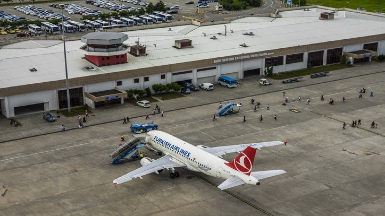 Samsun Havalimanı 9 ayda 1,2 milyona yakın yolcu ağırladı