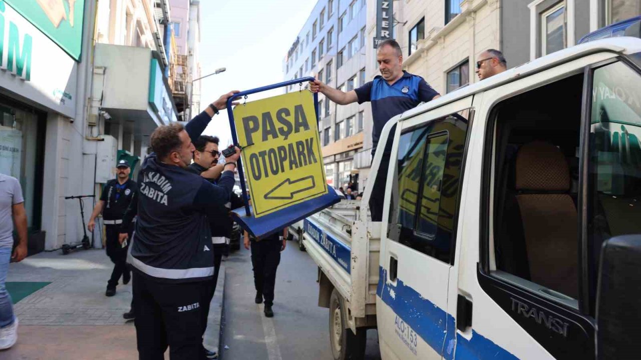 Samsun’da kaldırım işgali ile mücadele