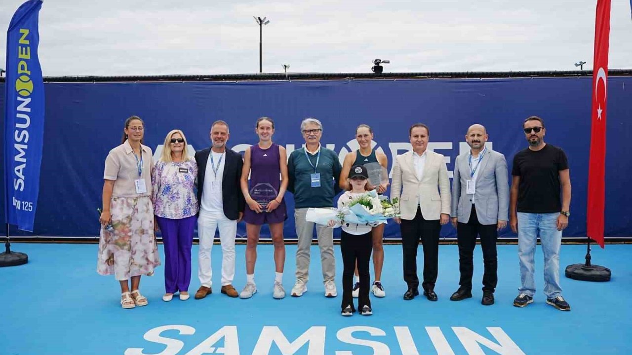 Samsun’daki Uluslararası Tenis Turnuvası sona erdi