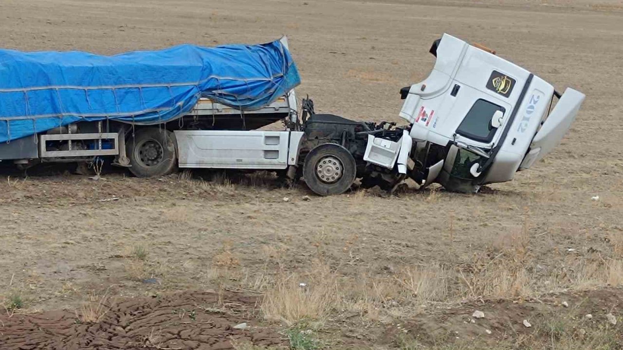 Şarampole yuvarlandı, burnu bile kanamadan kurtuldu