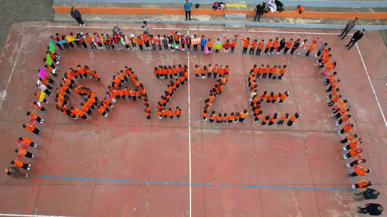 Sındırgı’da miniklerden Gazze’ye anlamlı destek