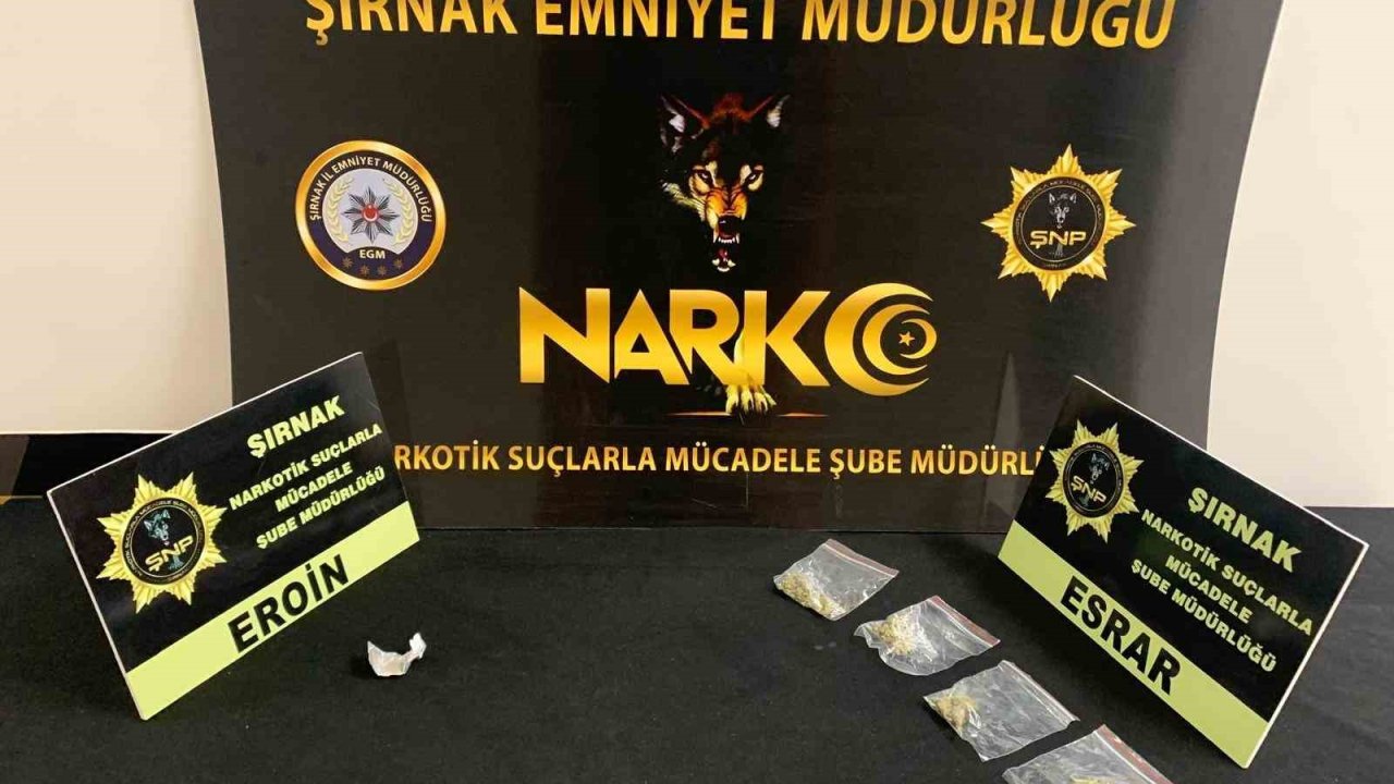 Şırnak’ta asayiş, kaçakçılık ve narkotik operasyonu: 4 tutuklama