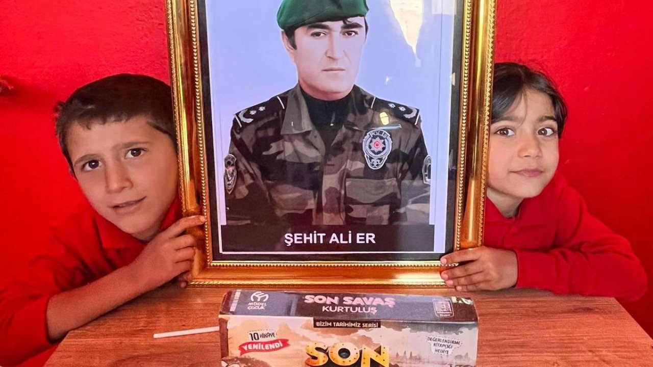 Siverek kamışlı ilkokulu’nda şehitlerimiz için anlamlı çalışma