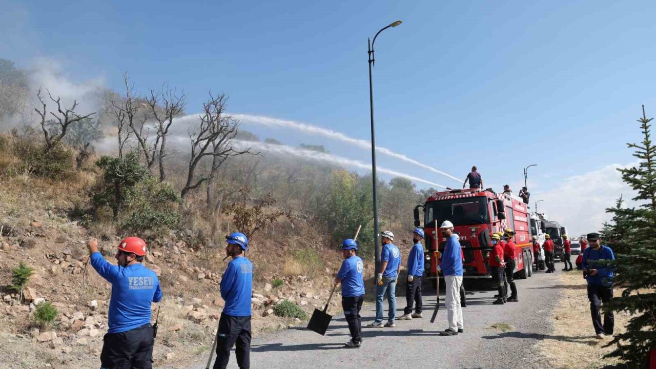 Talas Belediyesi’nden Ali Dağı’na "alev kalkanı"