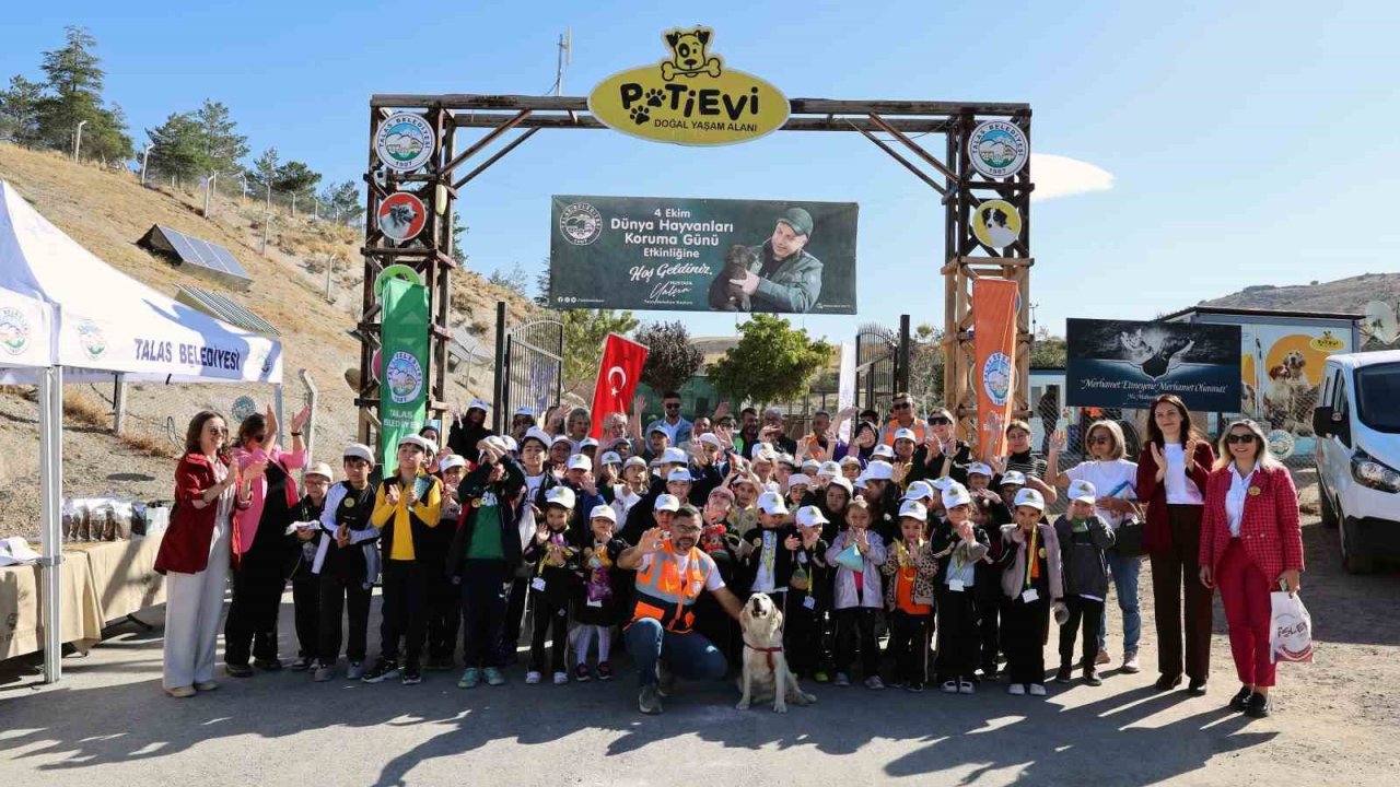 Talas’ta Dünya Hayvanları Koruma Günü renkli etkinliklerle kutlandı
