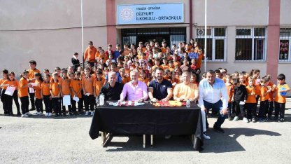 Tanju Çolak ve Hami Mandıralı öğrencilerle buluştu