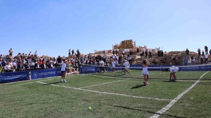 Tarih ve tenis buluştu: "1. Zerzevan Cup" lansmanı tarihi Roma garnizonunda yapıldı