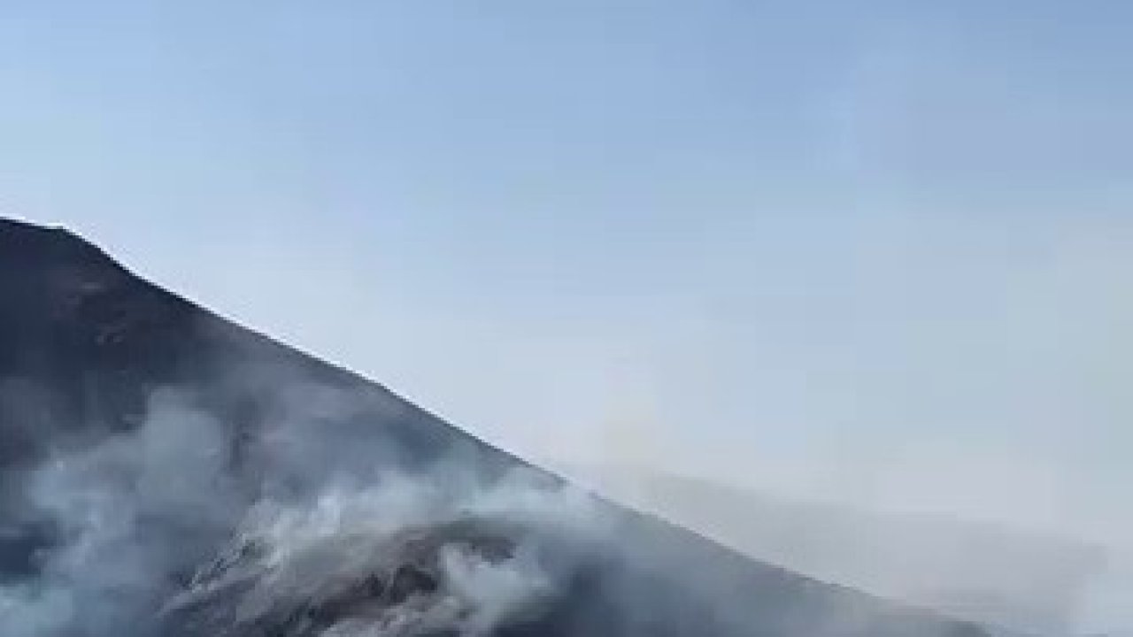 Tortum’da örtü yangını güçlükle kontrol altına alındı