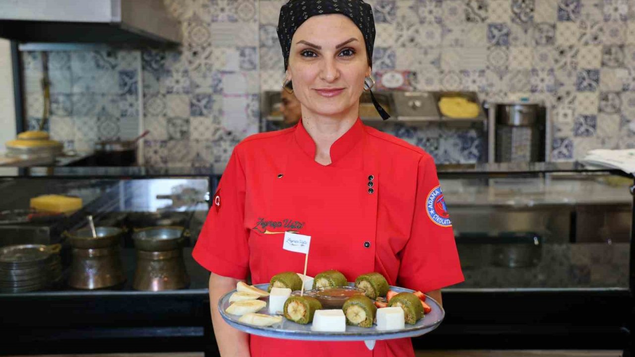 Uzak Doğu’dan gelen müşterilerinden esinlendi, ’Sushi Kadayıf’ yaptı