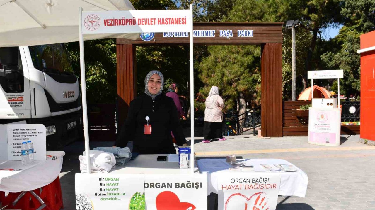 Vezirköprü’de organ bağışına farkındalık oluşturuldu