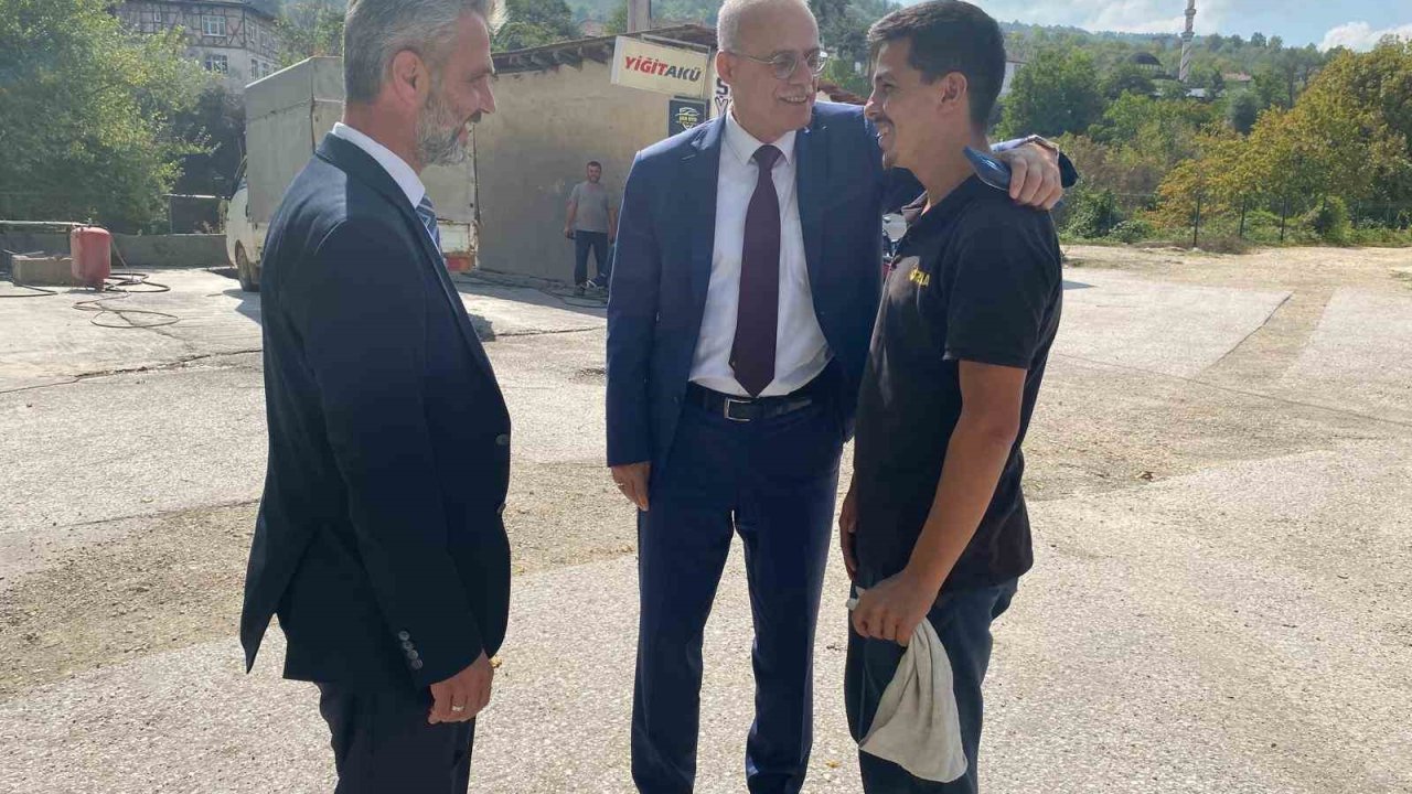 Yığılca’nın spor alanlarını Arslantürk inceledi