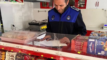 Zabıta ekiplerinden okul kantinlerine sıkı denetim