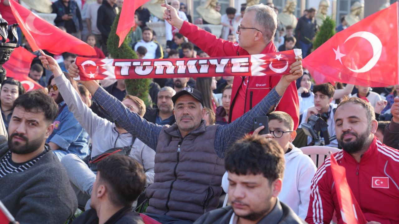 Ankara Keçiören'de milli heyecan