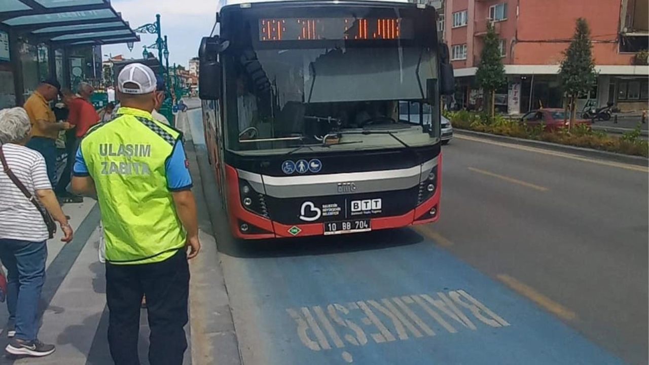 Balıkesir’de toplu taşıma araçlarına sıkı denetim