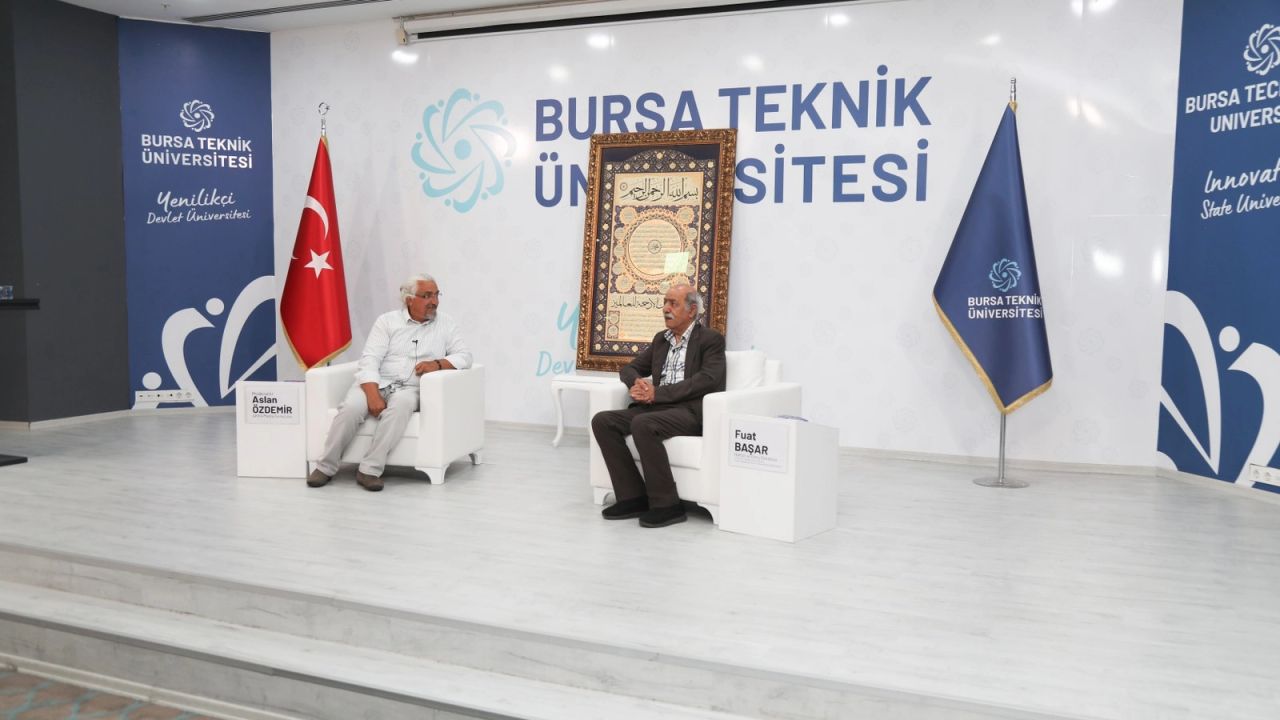 BTÜ Konuşmaları’nda Fuat Başar: “İlimle sanat ayrı şeyler değildir”