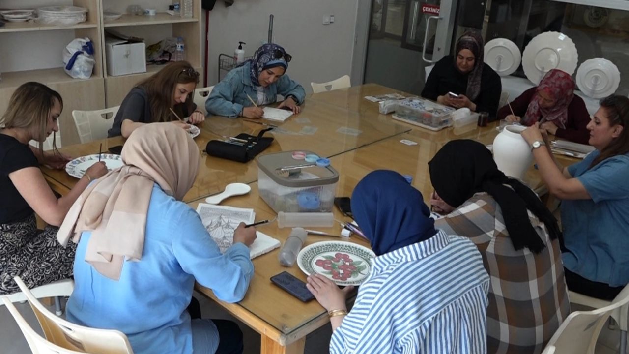 Çini sanatı MABESEN'de can buluyor