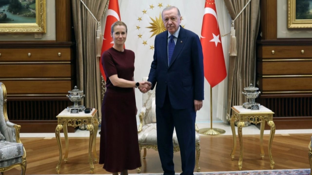 Cumhurbaşkanı Erdoğan, Kallas'ı kabul etti