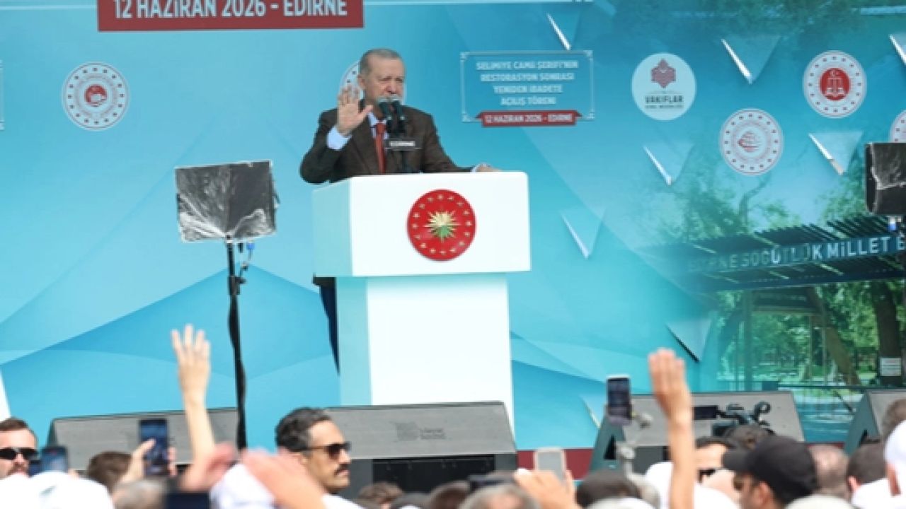 Cumhurbaşkanı Erdoğan'dan Edirne'de yatırımlar ve 'Türkiye Yüzyılı' vurgusu
