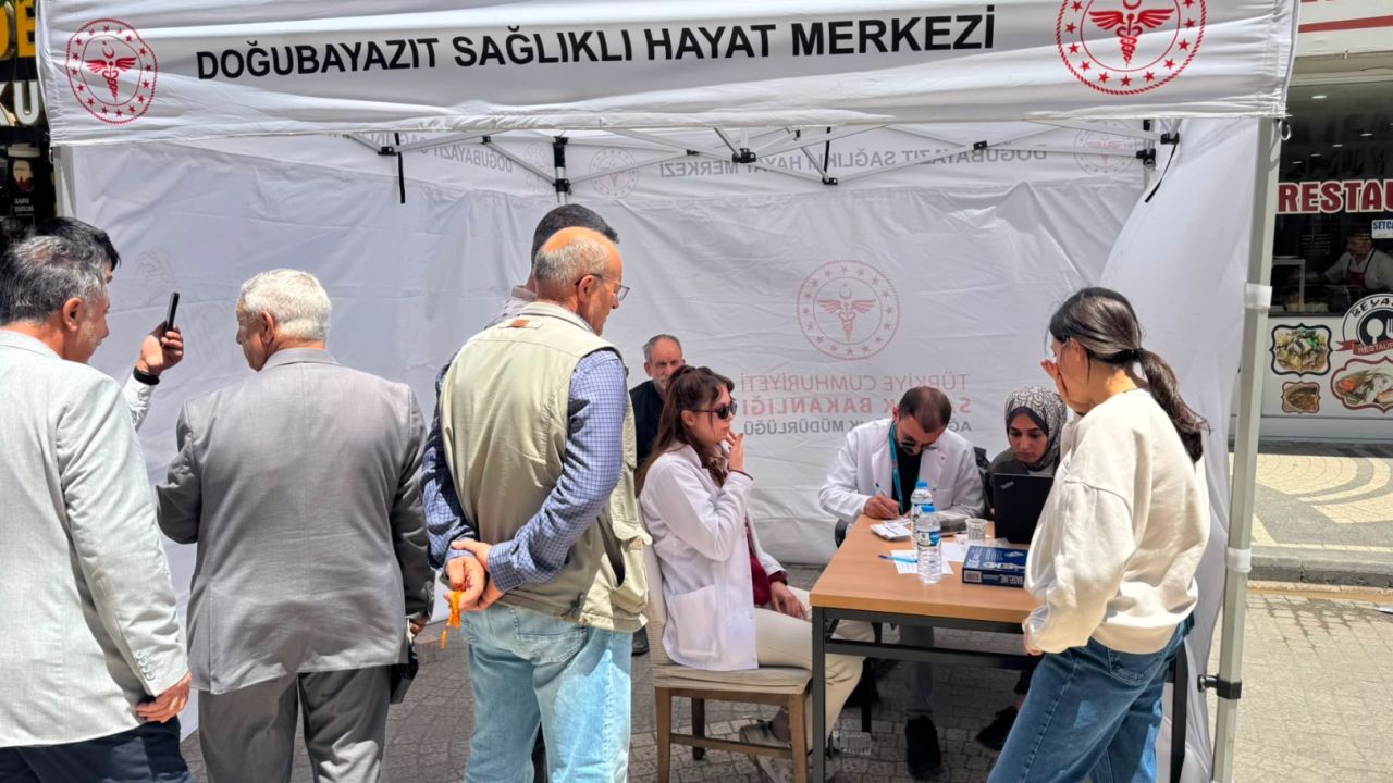 Doğubayazıt İlçe Sağlık'tan sağlıklı yaşama örnek çalışma