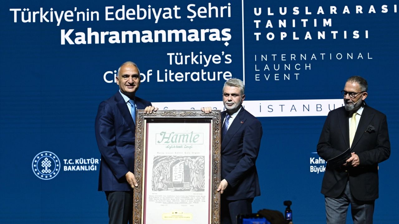 'Edebiyat Şehri' unvanlı ilk Türk şehri Kahramanmaraş İstanbul'da tanıtıldı