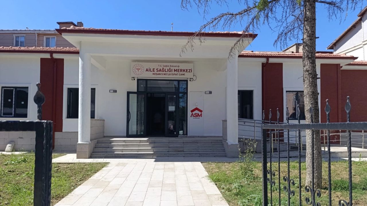 Edirne Keşan'da aile hekimliği yeni binasında hizmete açıldı