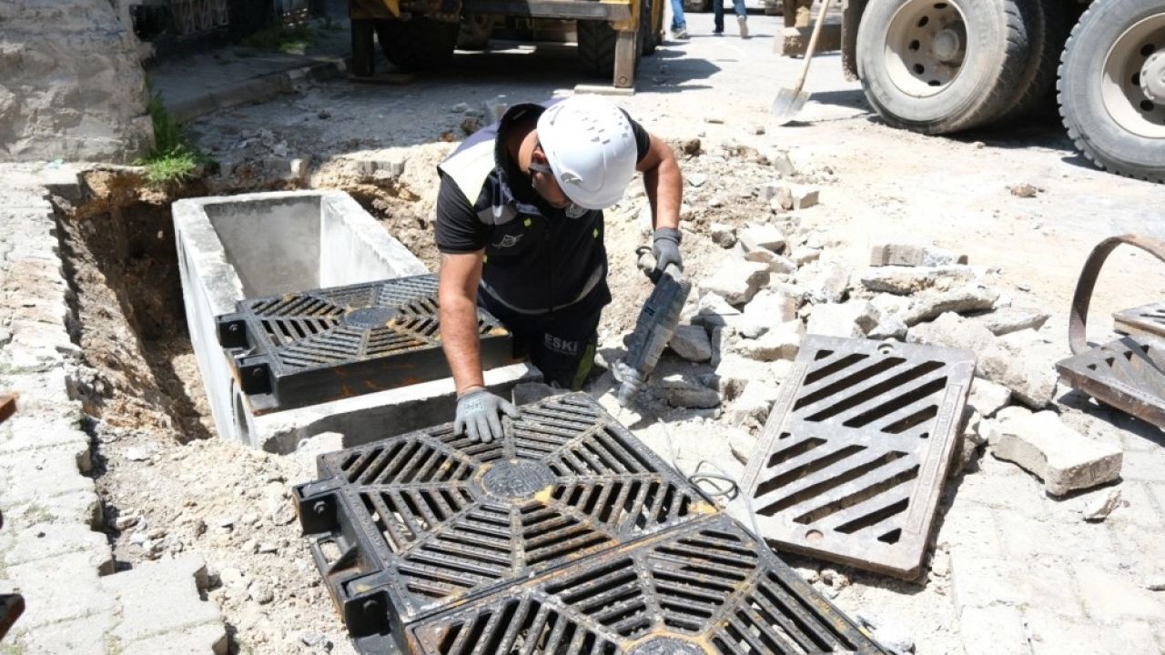 Eskişehir’de yağmur suyu altyapısına güçlendirme