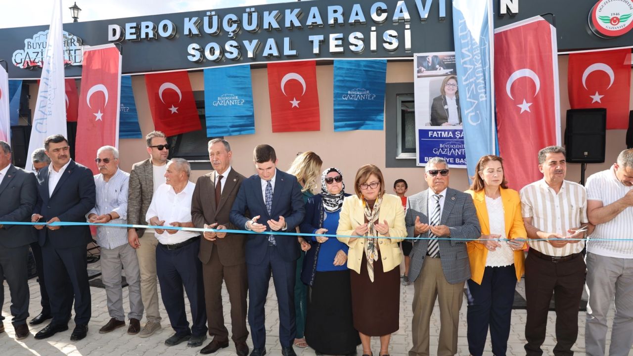 Gaziantep'de Büyükşehir ve Oğuzeli işbirliğinde sosyal tesis