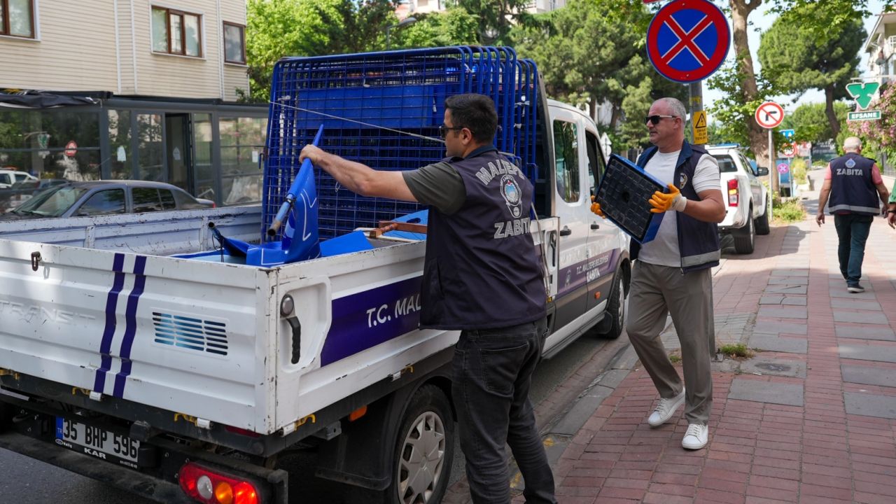 İstanbul Maltepe'de zabıta ekipleri işgallere karşı sahada