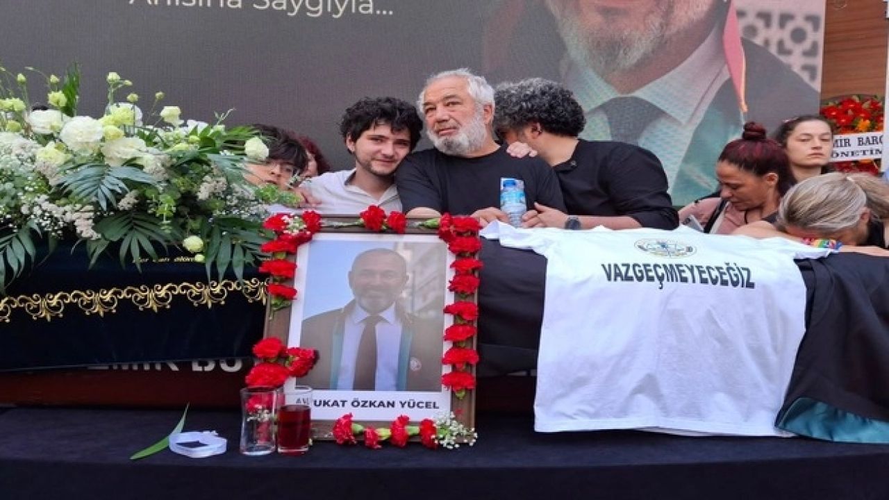 İzmir Barosu eski başkanı Özkan Yücel'e hüzünlü veda