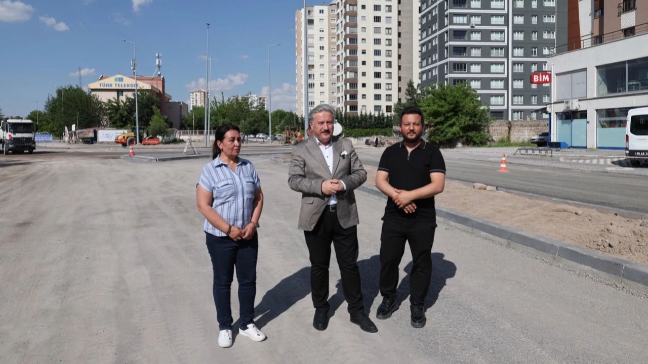 Kayseri Melikgazi'den Yıldırım Beyazıt'a yeni yol