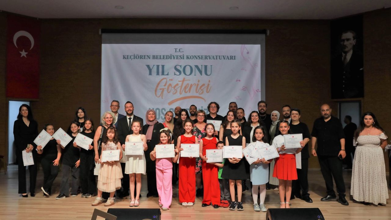 Keçiören Belediyesi Konservatuvarı’ndan yıl sonu konseri