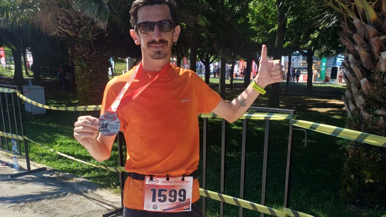 Keşanlı atlet Alper Elmas’tan OYAK 65. Yıl Koşusu’nda büyük başarı