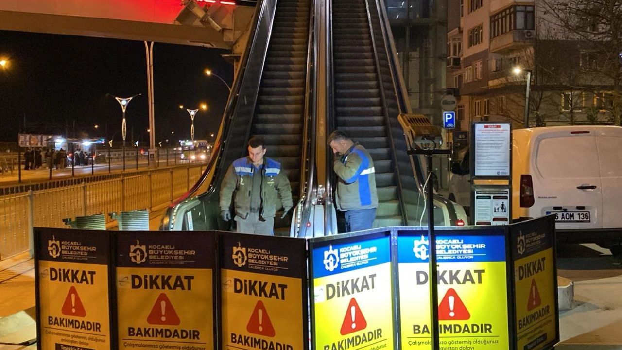 Kocaeli'de asansör ve yürüyen merdivenlere sıkı takip
