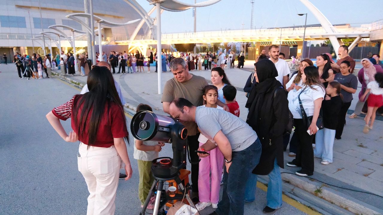 Konya Bilim Merkezi’nde gökyüzü gözlem etkinliği