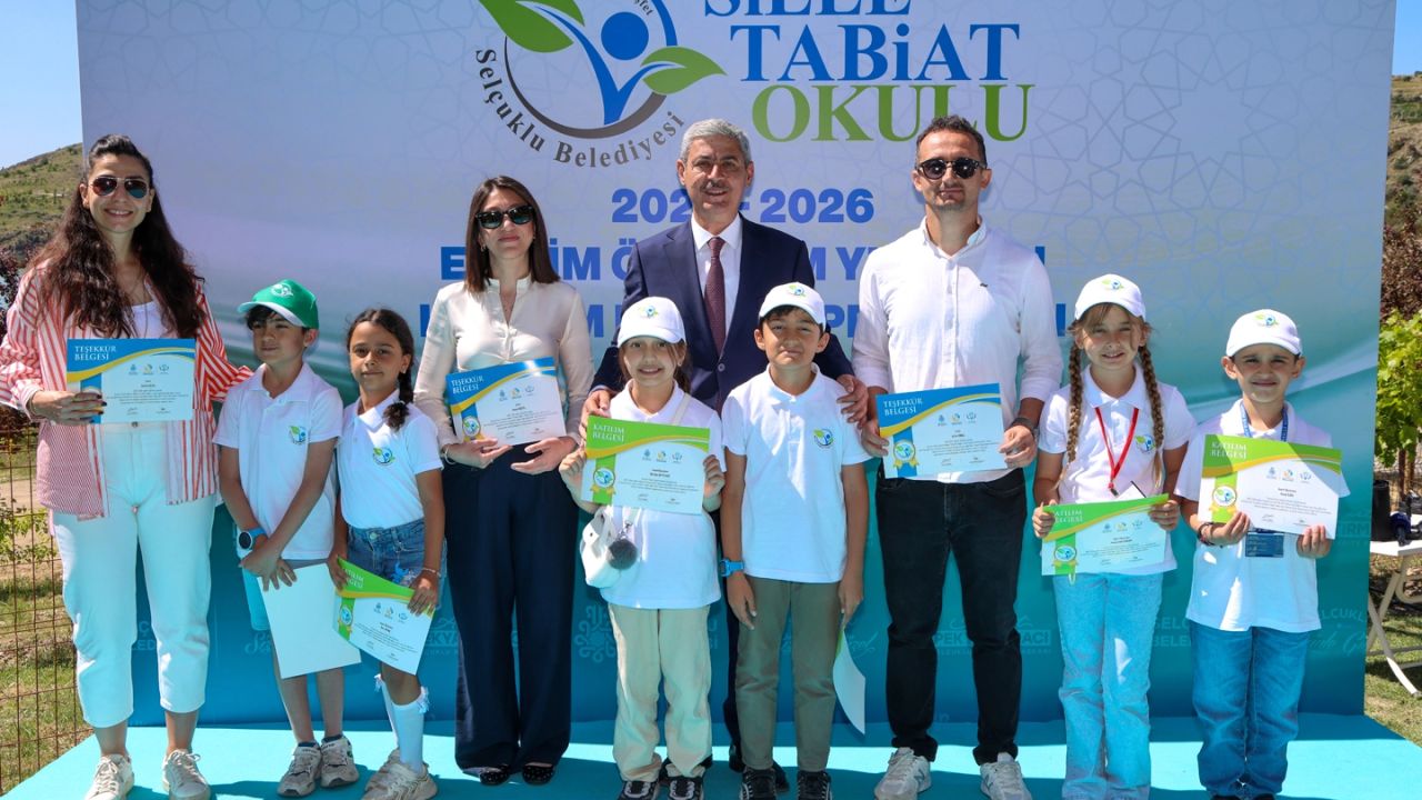 Konya'da Sille Tabiat Okulu'nda yıl sonu heyecanı