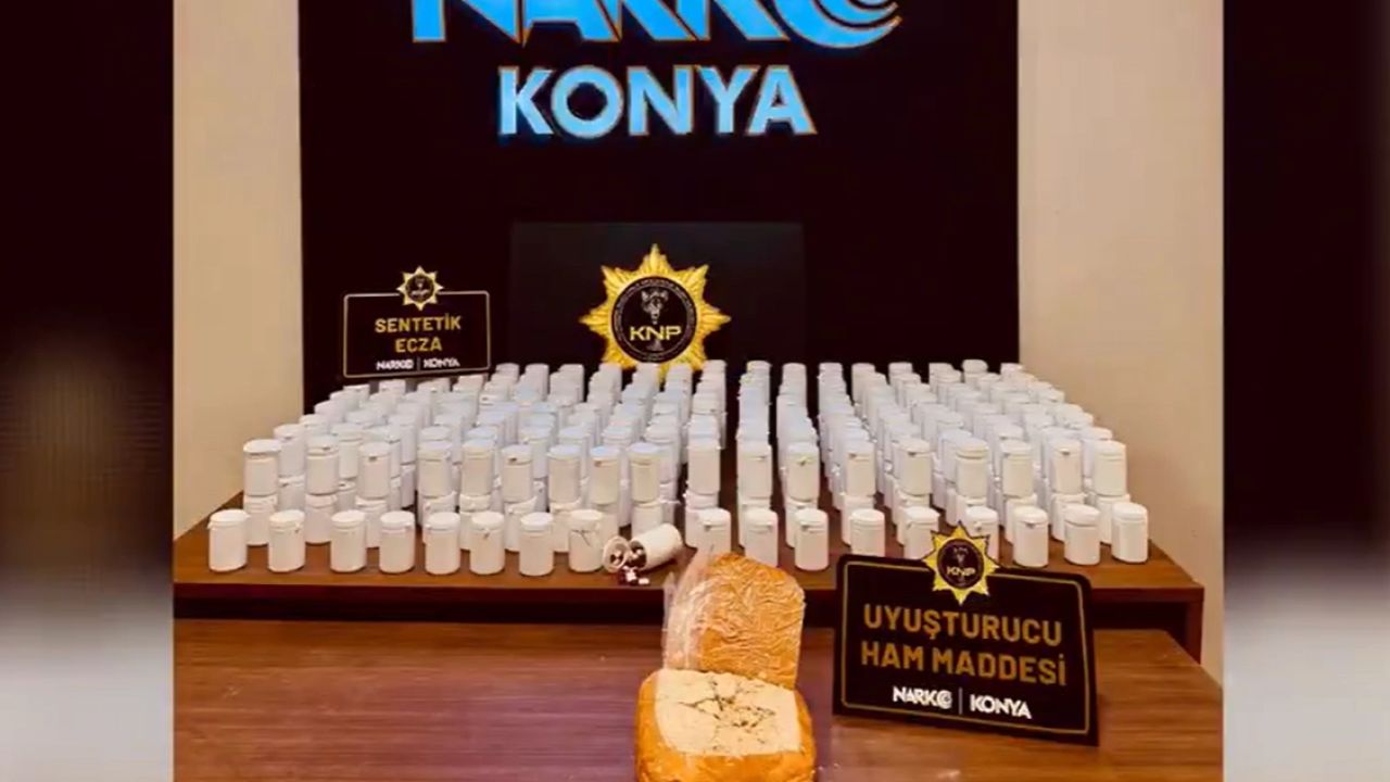 Konya'da uyuşturucu operasyonu: 18 tutuklama