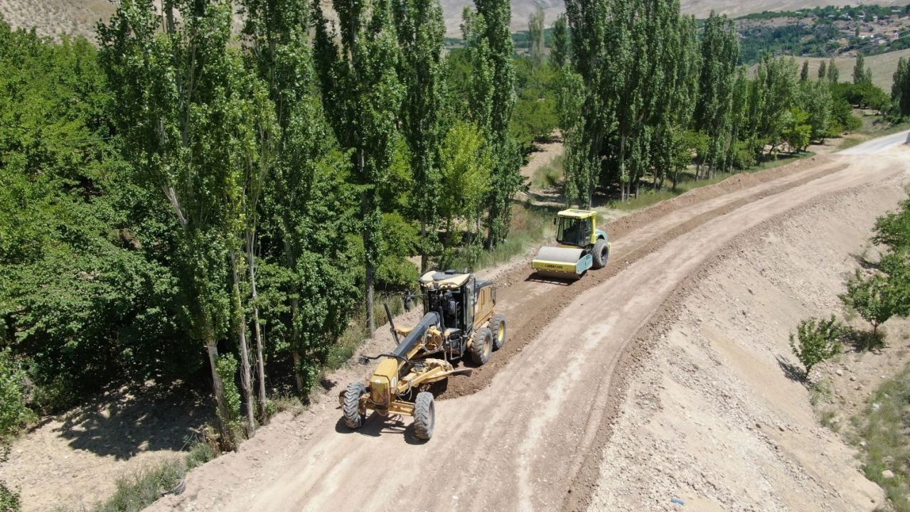 Malatya’da 3 ilçeyi bağlayan grup yolunda büyük dönüşüm