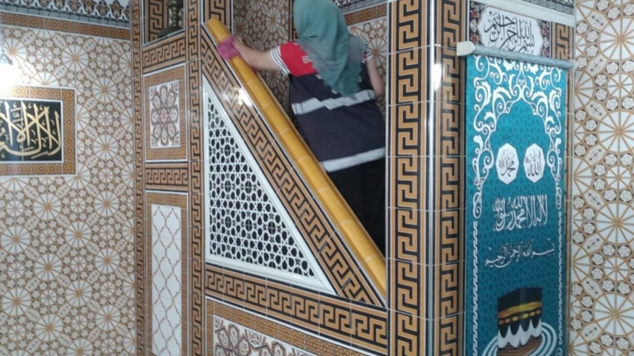 Ordu’da camilerde temizlik mesaisi sürüyor