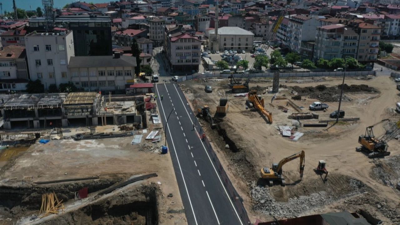 Ordu'da Millet Düzü’nde ilk asfalt serildi