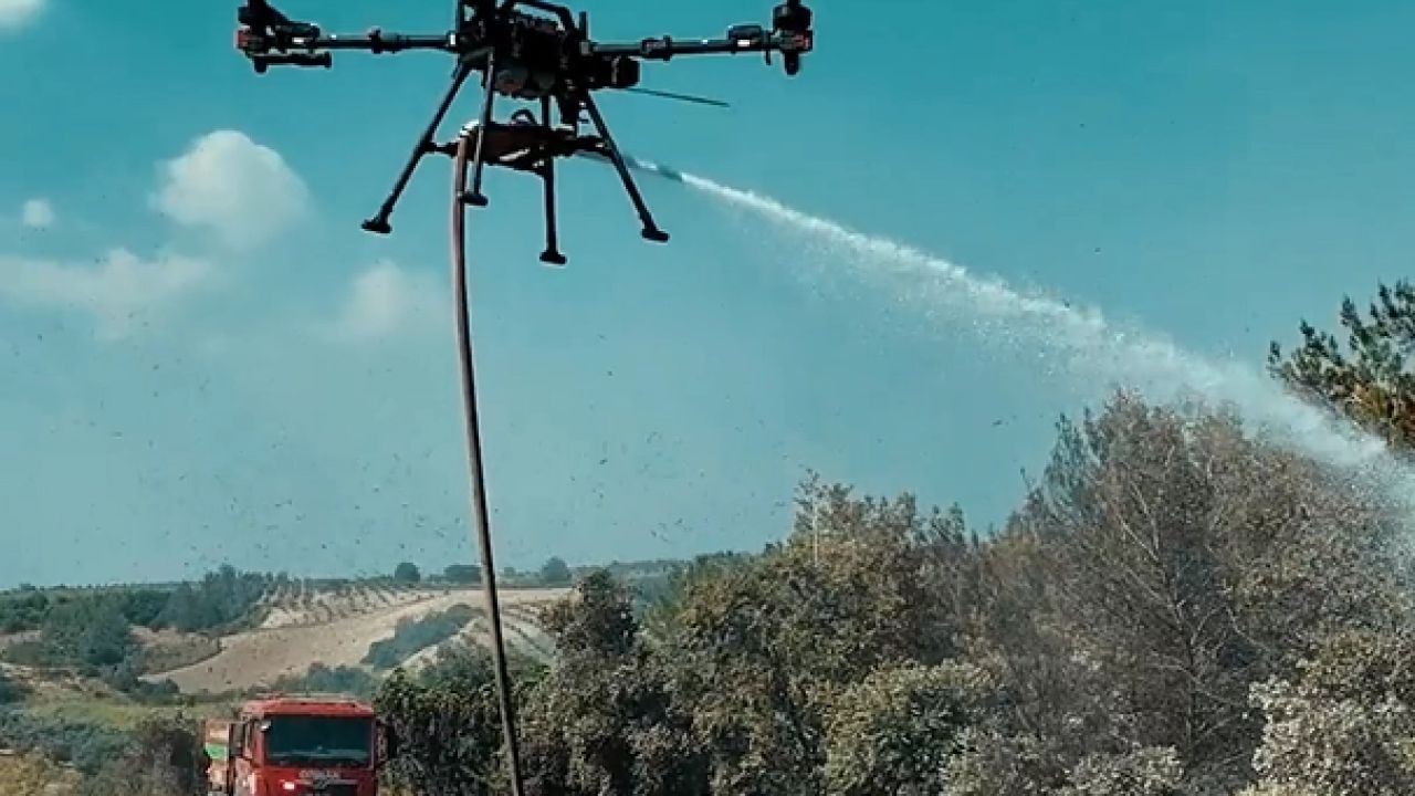 Orman yangınlarına teknolojik destek... Yeni nesil drone ilk kez sahada kullanıldı