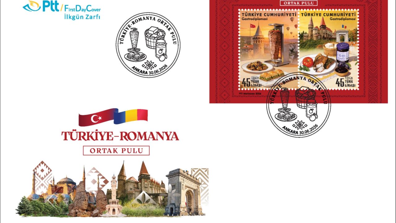 PTT'den Türkiye-Romanya Ortak Pulu