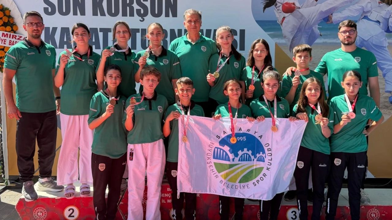Sakaryalı sporculardan bir haftada 17 madalya