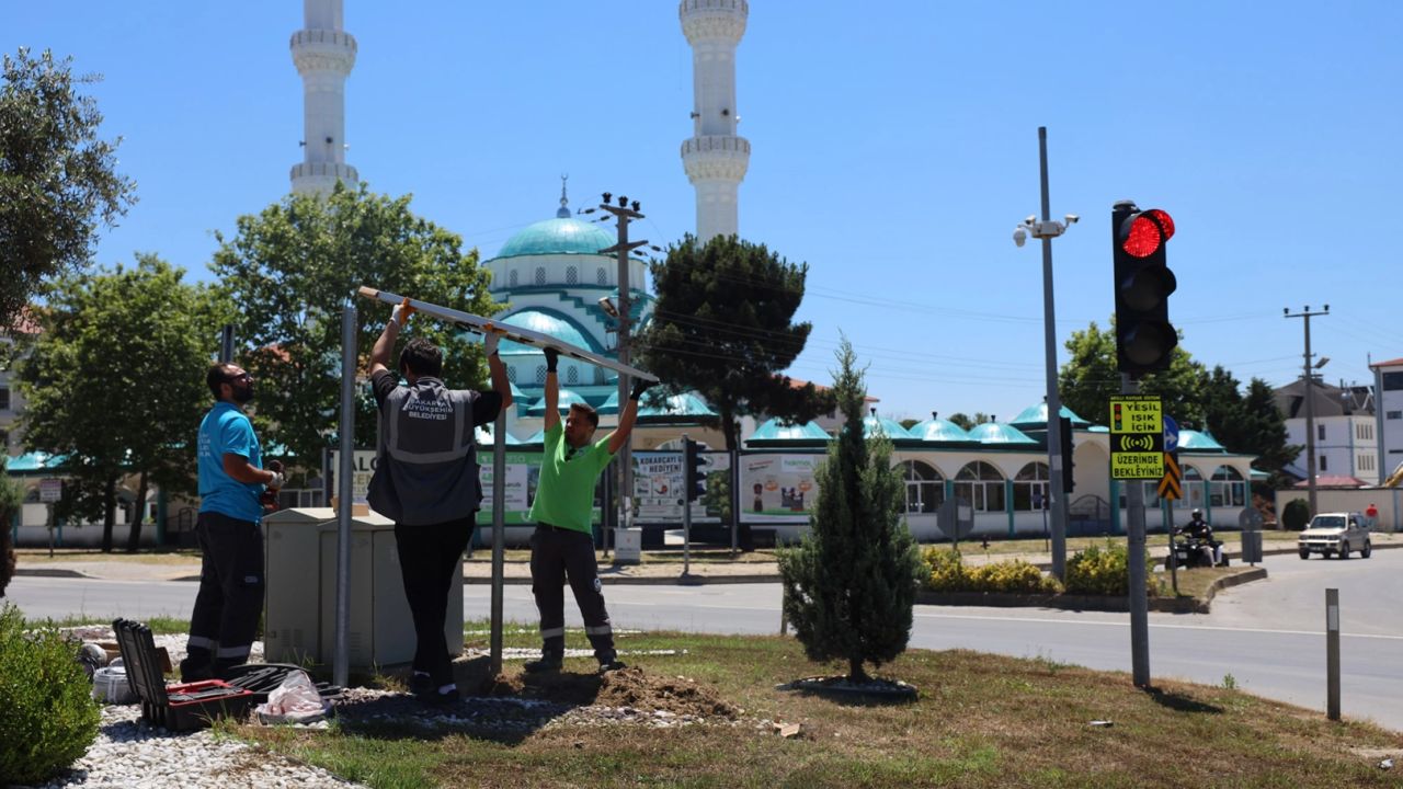 Sakarya'nın kavşaklarında elektrik kesintisine son